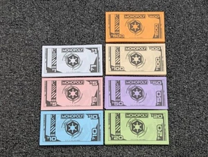Star Wars The Mandalorian Monopoly dinero de repuesto solo completo - Imagen 1 de 8