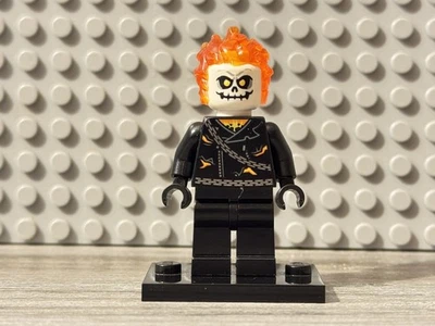 LEGO Ghost Rider Minifigure - 76058 Marvel Superheroes Johnny Blaze Minifig - Image 1 of 3