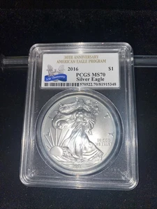 2016 ASE 1oz PCGS MS70  - Picture 1 of 3