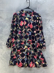 SMITH & QUINN Floral Geometric Dress Long Sleeve Multicolor - Picture 1 of 7