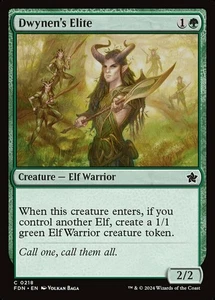 x1 Dwynen's Elite - Foundations - NM - MTG - Picture 1 of 1
