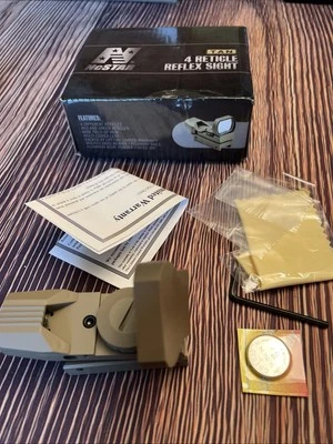 Mira reflectante de retícula Ncstar bronceada 4 bonita lectura limpia Foto 1 de 4