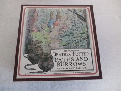 The World of Beatrix Potter Paths and Burrows (Snakes & Ladders) Game. Beautiful - Image 1 of 4