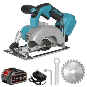 5 Inch Cordless Circular Saw with 1000W Motor Adjustable Angle for Wood Metal - Picture 1 of 17
