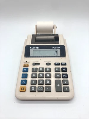 Canon Electric Calculator P20-DX Adding Machine Desktop - Image 1 of 3