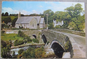 Photogravure The Village Church Caernarvonshire in Wales Postcard - Bild 1 von 2