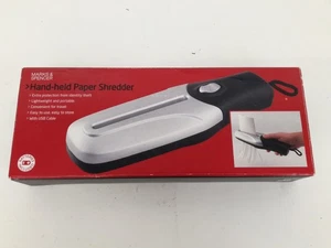 Marks & Spencer Handheld Paper Shredder USB Battery Powered Portable - Picture 1 of 6