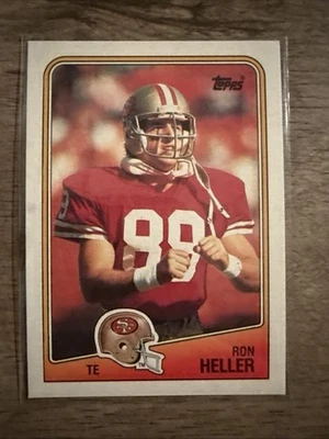 1988 Topps #45 Ron Heller    San Francisco 49ers Football Cards EX/NM - Image 1 of 2