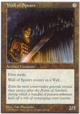 Wall of Spears X4 (5th Edition) MTG (NM) *CCGHouse* Magic