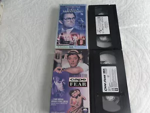 CAPE FEAR:R. MITCHUM & TO KILL A MOCKINGBIRD: BROCK PETERS VHS BOTH GREGORY PECK - Picture 1 of 2