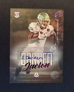 2021 Panini Luminance Jaelon Darden Pink Rookie Auto #’d 1/10 Buccaneers #190 - Foto 1 di 2