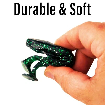 Lote de 15 señuelos de pesca UFISH Frog Jigging suave duradero Minnow Jerk Cebo Foto 1 de 4