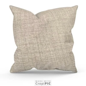 Kissen Leinenoptik je 60 x 60 cm Paar hochwertige Wohndeko Steinschirm  - Bild 1 von 2