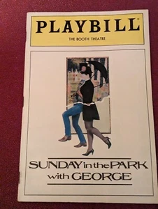Playbill "Sunday In The Park With George" The Booth Theatre - June 24, 1985, NYC - Picture 1 of 6