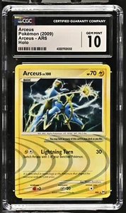 Pokémon 2009 Platinum Arceus #AR6 ARCEUS Lightning Holo CGC 10 gemas como nuevo pop 3 - Imagen 1 de 2