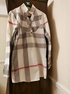 BURBERRY Women's Beige Nova Check Long Sleeve Shirt (Size S) - STUNNING! - Picture 1 of 7