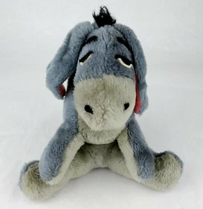 Eeyore Plush Walt Disney Prod Stuffed w/Nut Shells & Clippings Korea VTG 7" Rare - Picture 1 of 8