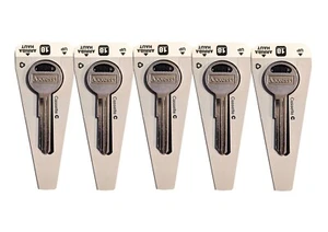 Hillman Axxess+ Brass Auto Key #18 Y149 Chrysler Pack of 5 - Picture 1 of 1