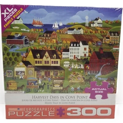 Eurographics Jigsaw Puzzle - Harvest Days in Cove Point - Carol Dyer 300 XL pcs - Image 1 of 4
