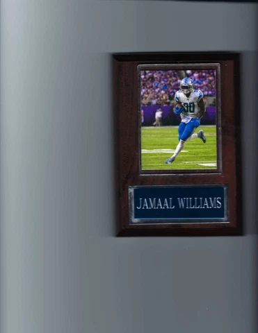 JAMAAL WILLIAMS PLAQUE DETROIT LIONS FOOTBALL NFL Cover