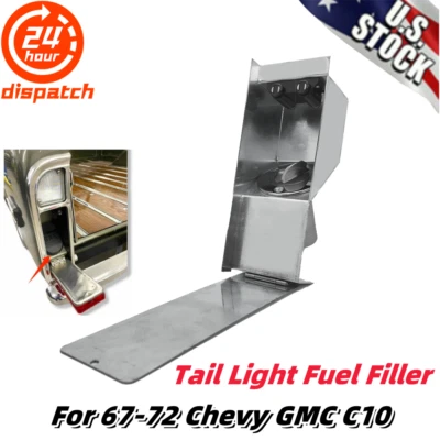 Kit de llenado de combustible de luz trasera oculta reubicación de puerta de gas para Chevy 67-72 GMC C10 EE. UU. Foto 1 de 4