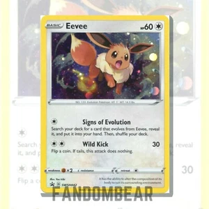 Eevee BLACK STAR PROMO COSMOS HOLO SWSH042 POKEMON TCG 2020 - Foto 1 di 6