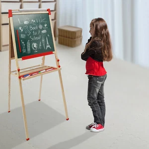 Doppelseitiges Weißwandtafel & Tafel mit Zahlen Höhenverstellbar Kindertafel DHL - Bild 1 von 18