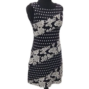 Maeve Damen XS Effemy Floral Jacquard Etuikleid Schwarz Anthropologie - Bild 1 von 7
