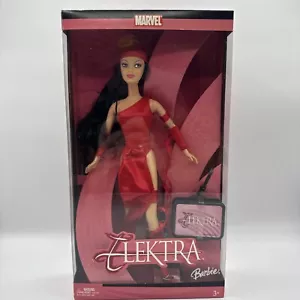 Barbie Elektra Marvel Mattel 2005 Neu in OVP NRFB H1699 Collector Discontinued - Bild 1 von 10