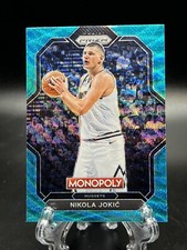 2022-23 Panini Prizm Monopoly Teal Wave Prizm Nikola Jokic Nuggets #PS9 Joker