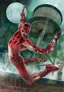 DAREDEVIL signed print- Tom FLEMing - Picture 1 of 1