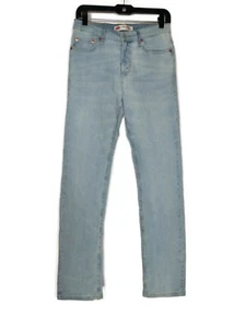 Levi's 502 Regular Taper Blue Light Wash Denim Jeans Size 16 - Picture 1 of 5