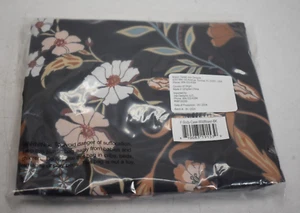 Boho Bohemian Farmhouse Black Orange Wildflower Garden Floral Accent Decorative - Picture 1 of 5