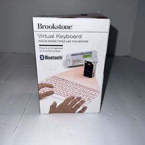 Brookstone Virtual Keyboard Bluetooth (Missing Paperwork)