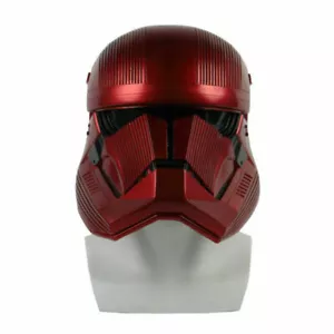 Star Wars 9 The Rise of Skywalker Sith Trooper Red Helmet Halloween Cosplay Prop - Picture 1 of 12