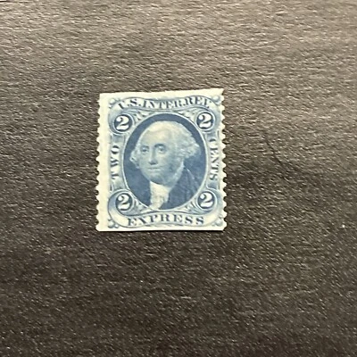 Us Revenue Scott R9b 2-cent Express part Perf vert SCV $140+uncancelled MNH NG - Image 1 of 2