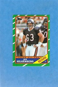 1986 Topps #17 Jay Hilgenberg RC Rookie NM to Mint SHARP Beauty!