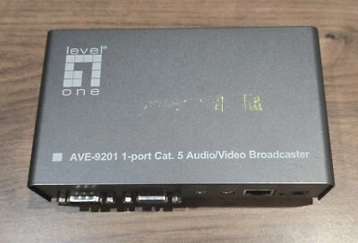 Level One AVE-9201 1-Port Cat. 5 Audio/Video Broadcaster/Extender - Image 1 of 3