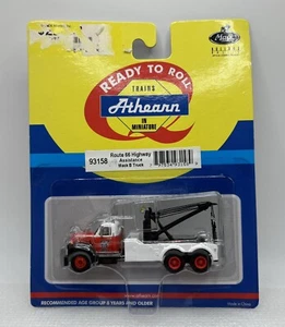 HO Athearn RTR 93158 Route 66 Highway Assistance Mack B Tow Truck Vehicle NEW - Picture 1 of 5