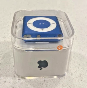 Apple iPod MKME2LL/A shuffle 4th Generation - Blue (2GB) **BRAND NEW, SEALED** - Picture 1 of 3
