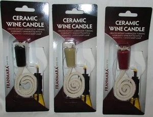 Convert Your Empty Wine Bottle into a Romantic "Ceramic Wine Candle", 3 Colors! - Picture 1 of 5
