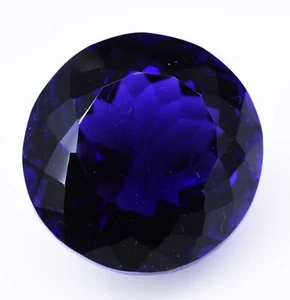 33.80 Ct Purple Amethyst Certified Unheated Round Shape Gemstone Rare Beauty - Picture 1 of 4