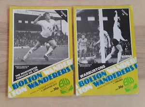 Bolton Wanderers 1981/82 Selection of Home League Programmes from menu - Picture 1 of 3