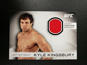 2012 Topps UFC Knockout Fighter Gear Relic #FGKK Kyle Kingsbury 23/88
