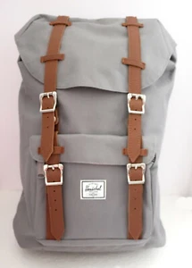 HERSCHEL SUPPLY LITTLE AMERICA MID 14.5L (GREY) CANVAS BACKPACK BRAND NEW w/TAG - Picture 1 of 1