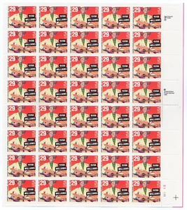 Scott #2723A Hank Williams Sheet of 40 Stamps - MNH - Picture 1 of 2