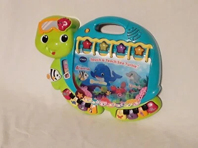 VTech Interactive Learning Toy Touch & Teach Sea Turtle Music, Story Time, ABC'S - Image 1 of 4