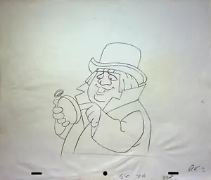 Lápiz dibujado a mano Tabitha and Adam and the Clown Family 1972 producción ABC - Imagen 1 de 2