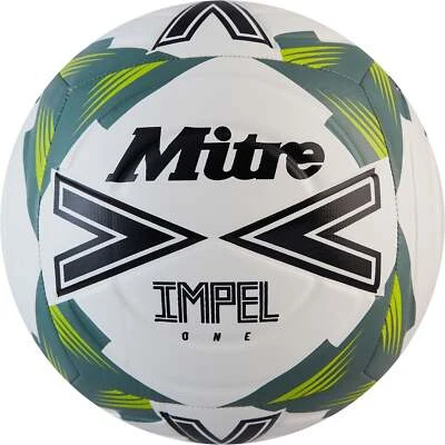 Mitre Impel One Fußball Größe 5 & 4 - weiß/grün