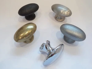 Möbelknopf  Möbelgriffe Knauf Knöpfe Schrank Schublade Landhaus Antik Oval V855 - Bild 1 von 8